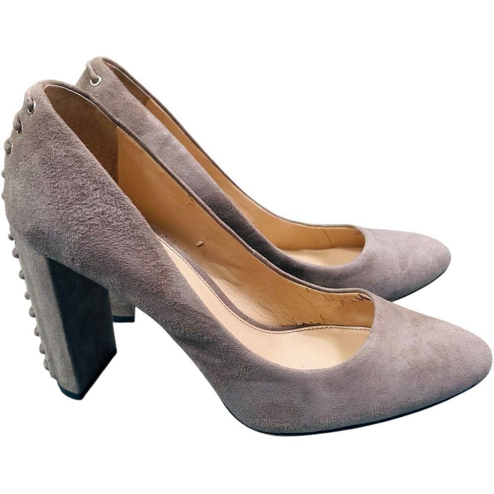 Vince Camuto Dallan Taupe Suede Heels